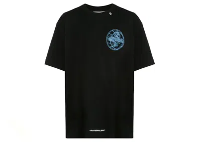 Pre-owned Off-white Men's Offwhite "rationalism" 3d Print Overfit T-shirt In Black