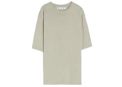 Pre-owned Off-white Men's Offwhite Rubber Arrows Short Sleeve T-shirt In Beige/light Grey In Multi