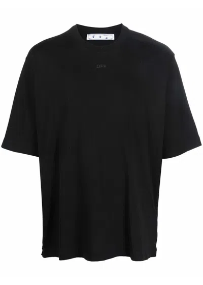 Pre-owned Off-white Men's Offwhite Rubber Arrows T-shirt In Black