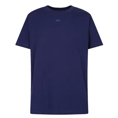 Pre-owned Off-white Men's Offwhite Rubber Arrows T-shirt In Blue