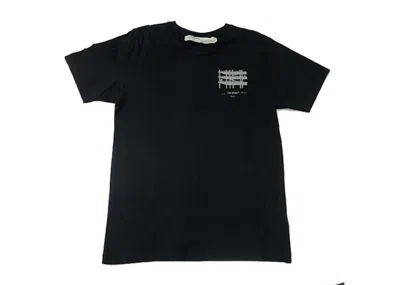 Pre-owned Off-white Men's Offwhite Scaffold Arrows Logo Tee Shirt In Black