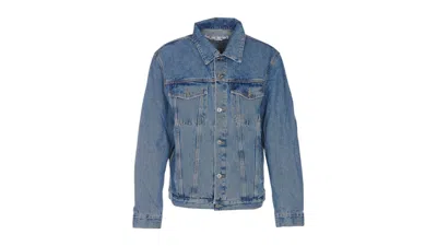 Pre-owned Off-white Men's Offwhite Skate Fit Jacket In Blue