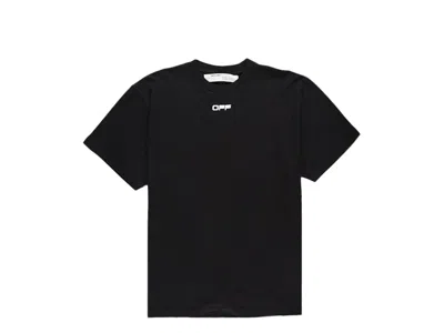 Pre-owned Off-white Men's Offwhite Slim Fit Airport Tape T-shirt In Black
