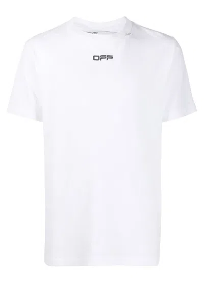 Pre-owned Off-white Men's Offwhite Slim Fit Caravaggio Square T-shirt In White Black