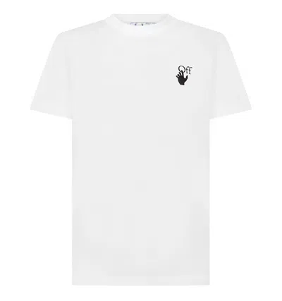 Pre-owned Off-white Men's Offwhite Slim Fit Marker Arrow T-shirt T-shirt In White Red