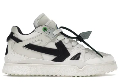Pre-owned Off-white Men's Offwhite Sponge Mid Top White Sneakers In Cloud White/black In Multi