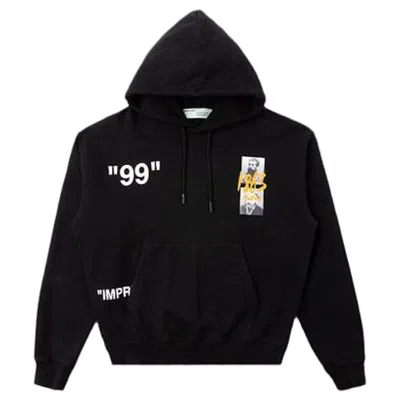 Pre-owned Off-white Men's Offwhite Summer Graphic Print Hoodie In Black