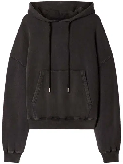 Pre-owned Off-white Men's Offwhite Super Moon Cotton Hoodie In Black
