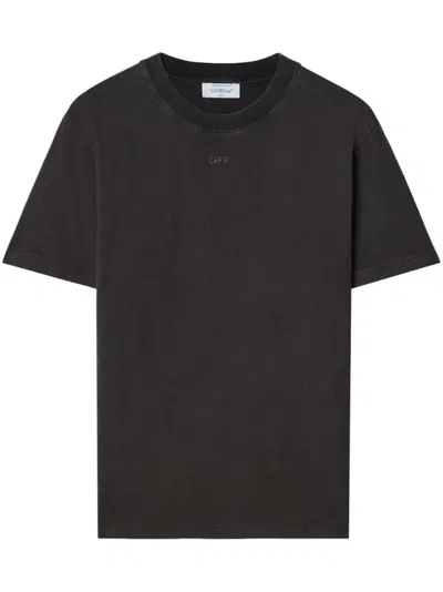 Pre-owned Off-white Men's Offwhite Super Moon Cotton T-shirt In Black