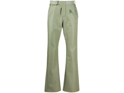 Pre-owned Off-white Men's Offwhite Tailored Pants In Olive Green