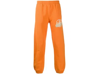 Pre-owned Off-white Men's Offwhite Tape Arrows Sweatpants In Orange/beige In Multi