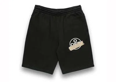 Pre-owned Off-white Men's Offwhite Tape Arrows Sweatshorts In Black