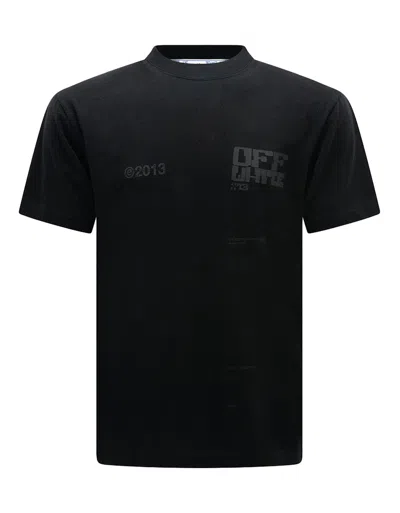 Pre-owned Off-white Men's Offwhite Tech Marker T-shirt In Black