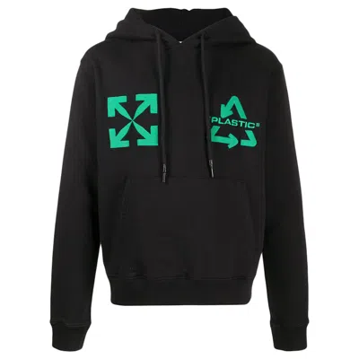 Pre-owned Off-white Men's Offwhite Universal Key Hoodie In Black/mint Green In Multi