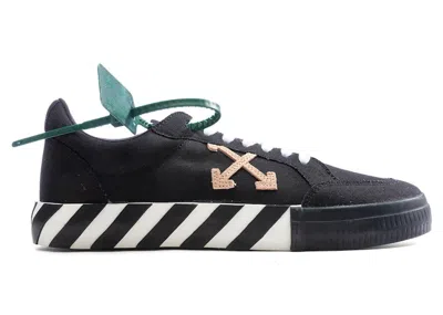 Pre-owned Off-white Men's Offwhite Vulc Low Sneakers In Black/sand