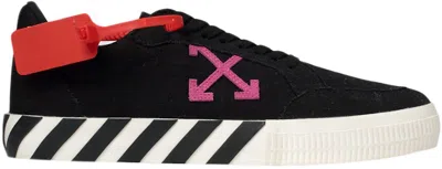 Pre-owned Off-white Men's Offwhite Vulc Low Violet Ss20 Sneakers In Black