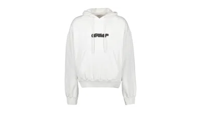 Pre-owned Off-white Men's Offwhite Wave Outline Diag Slim Hoodie In Melange Grey In Gray
