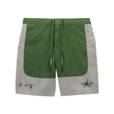 Pre-owned Off-white Men's Offwhite X Jordan Shorts In Green/grey In Multi
