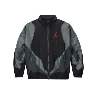 Pre-owned Off-white Men's Offwhite X Jordan Woven Jacket In Black