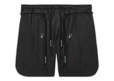 Pre-owned Off-white Men's Offwhite X Nike 002 Woven Shorts (asia Sizing) In Black