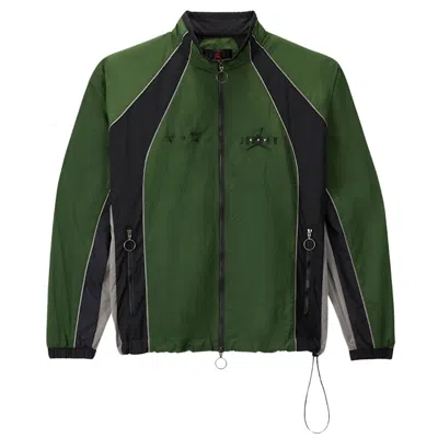 Pre-owned Off-white Men's Offwhite X Nike Jordan Logo Track Jacket In Green