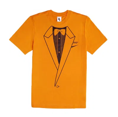 Pre-owned Off-white Men's Offwhite X Nike Nrg A6 Tee Shirt In Orange Peel