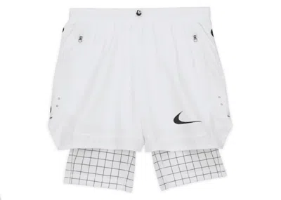 Pre-owned Off-white Men's Offwhite X Nike Shorts In White Grid