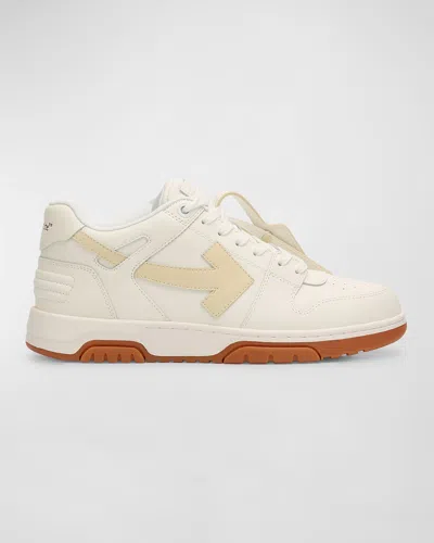 OFF-WHITE MEN'S OUT OF OFFICE BICOLOR SNEAKERS