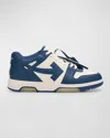 Off-white Sneakers Leather Perforated Detail In White Royal B