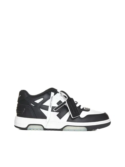 Off-white Off White Men Out Of Office Leather Trainers In Black