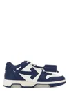 Off-white Out Of Office Leather Sneakers In Blue