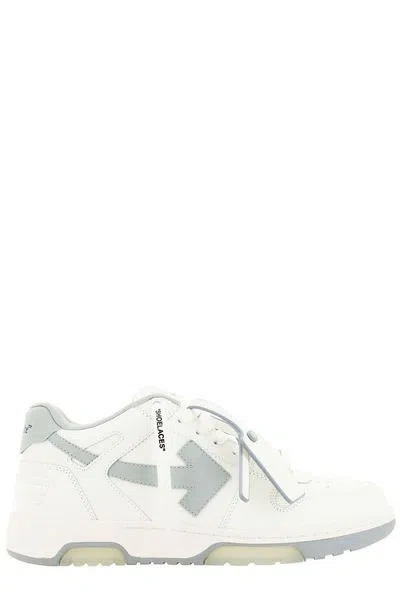OFF-WHITE MEN'S OUT OF OFFICE LEATHER SNEAKERS