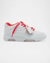 Off-white Men's Out Of Office Suede Sneakers In Light Blue - Br