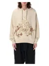 Off-white Men's Putti Skate Hoodie In Creme Brulee White
