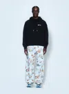 Off-white Off White Men Script Hooded Sweatshirt In Black
