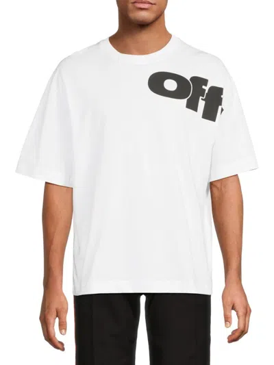 Off-white Men's Shared Logo Skate Cotton T-shirt In Multi