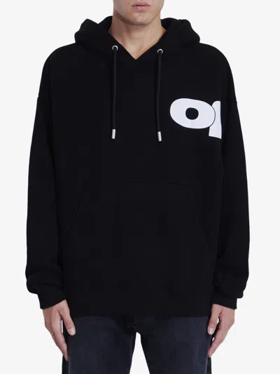 Off-white Shared Skate Hooded Sweatshirt In Black