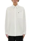 Off-white Shirt With Logo In White