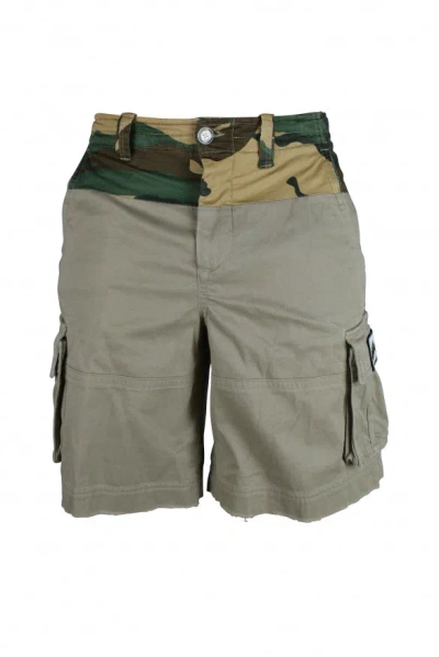 Off-white Military Cargo Shorts In Gray