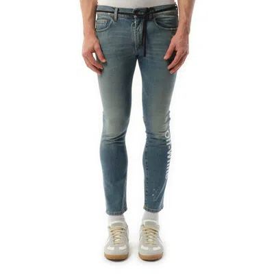 Off-white Men's Skinny Denim Jeans In Vintage