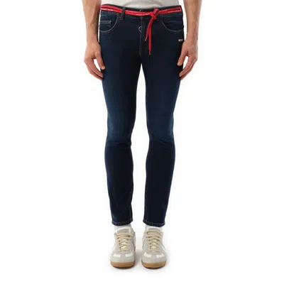 Off-white Men's Skinny Jeans In Bleach