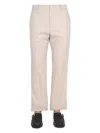 Off-white Slim Fit Pants In Brown