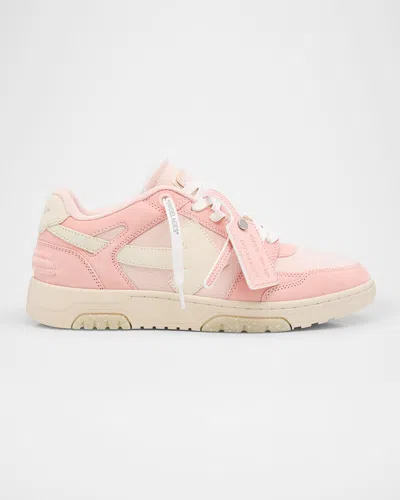 Off-white Men's Slim Out Of Office Sneakers In Light Pink ModeSens
