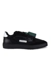 Off-white Off White Black 779 Vulcanized Leather Sneakers In Black