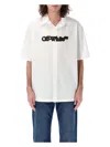 Off-white Pop Bowling Graphic Print Short Sleeves In White Black