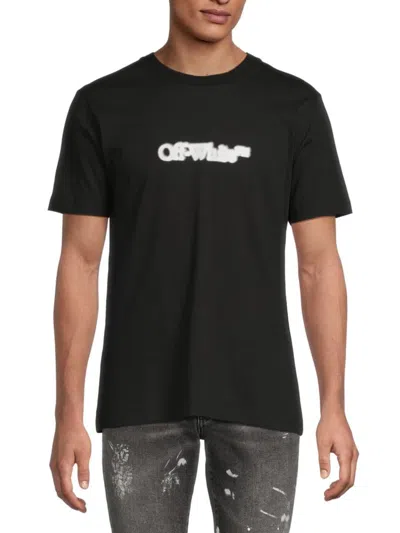 Off-white Men's Spray Arrow Slim Cotton T-shirt In Multi