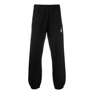 Off-white Men's Ss21 Logo Sports Pants Black