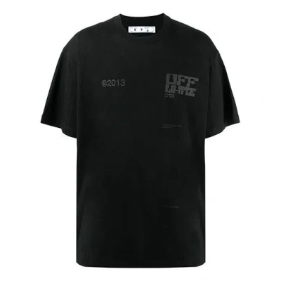 Off-white Men's Ss21 Tech Marker Logo Black In Animal Print