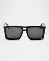 Off-white Black Stratford Sunglasses In 11007black Dark Grey