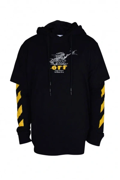 Off-white Men Sweatshirt In Black